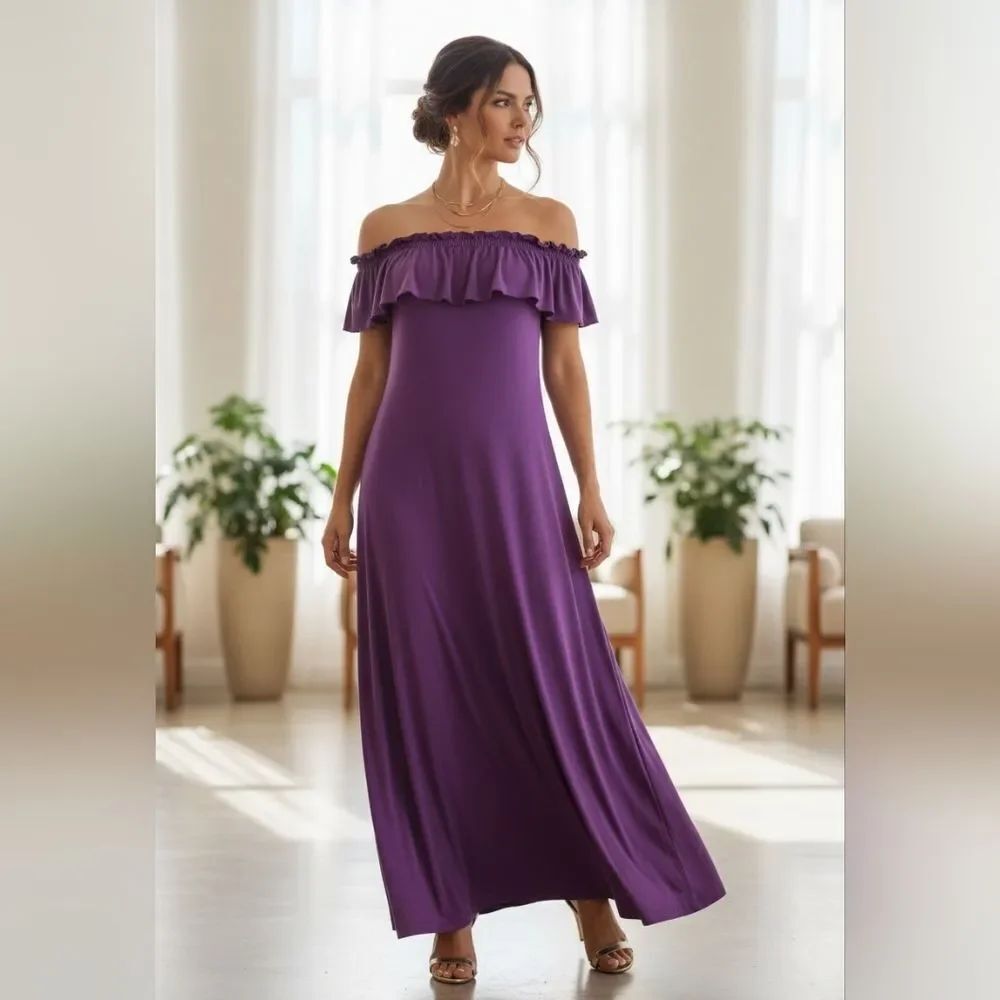 Baby Phat- Purple Maxi Dress